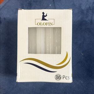 Olofin White Candles 36 Pcs